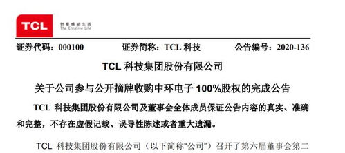 125億元收購塵埃落定，TCL科技完成對中環(huán)集團(tuán)100%股權(quán)及技術(shù)交付